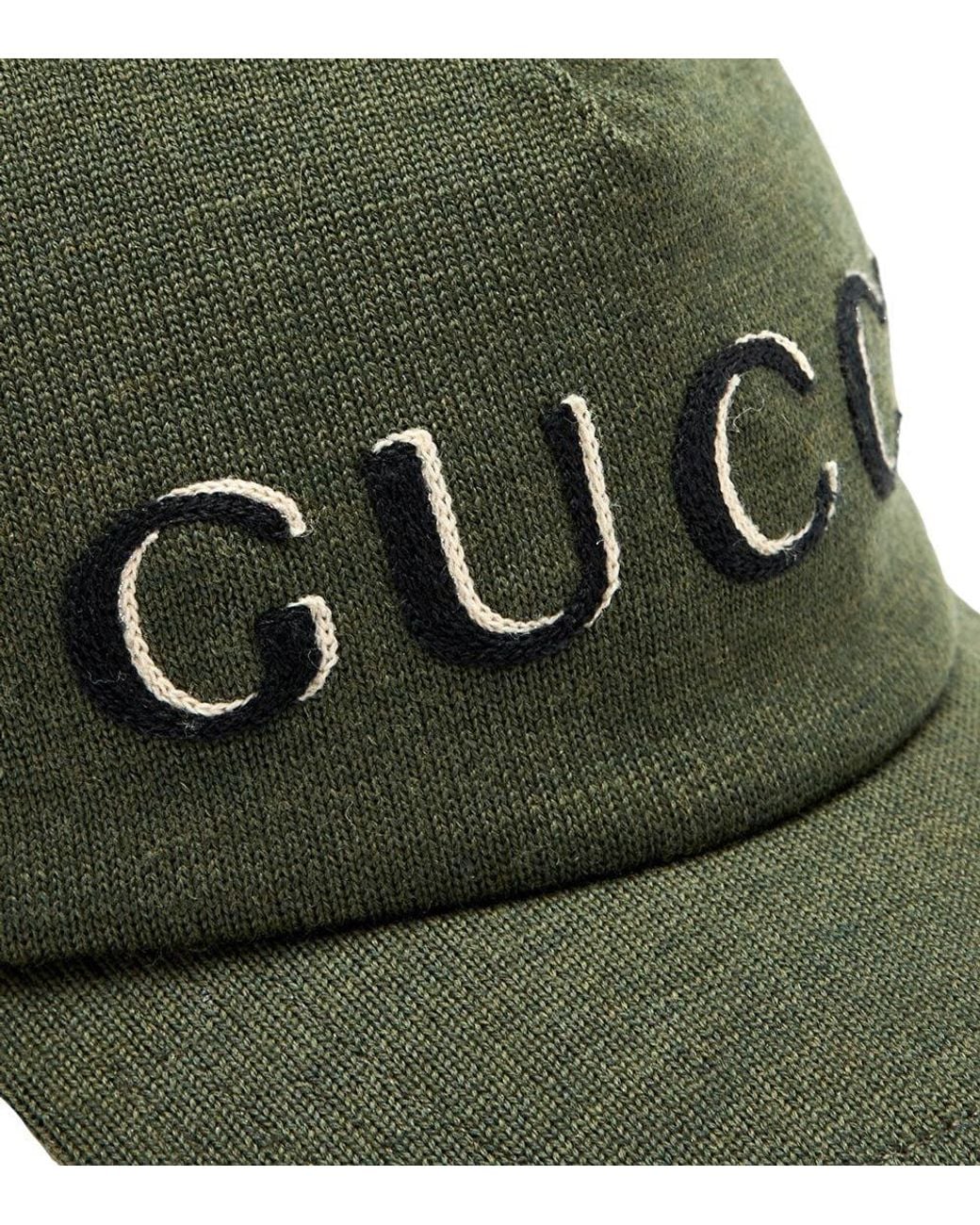 Gucci Green Logo Baseball Cap for men