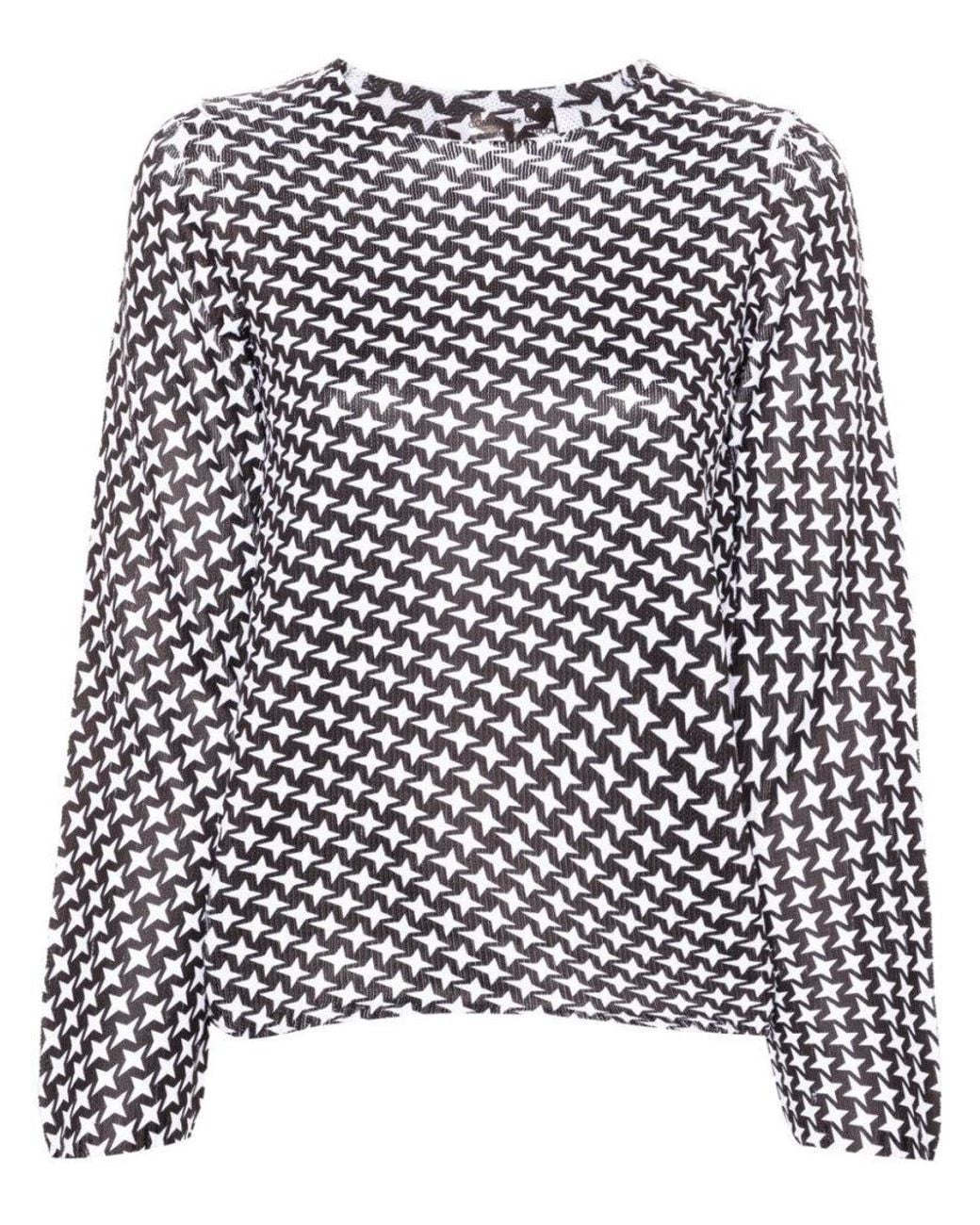 Comme des Garçons Black Star-Print Knitted T-Shirt