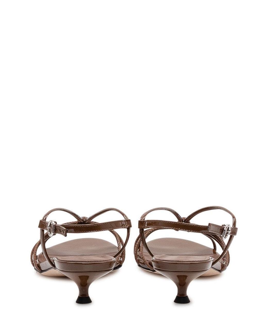 Aeyde Brown Leather Heels