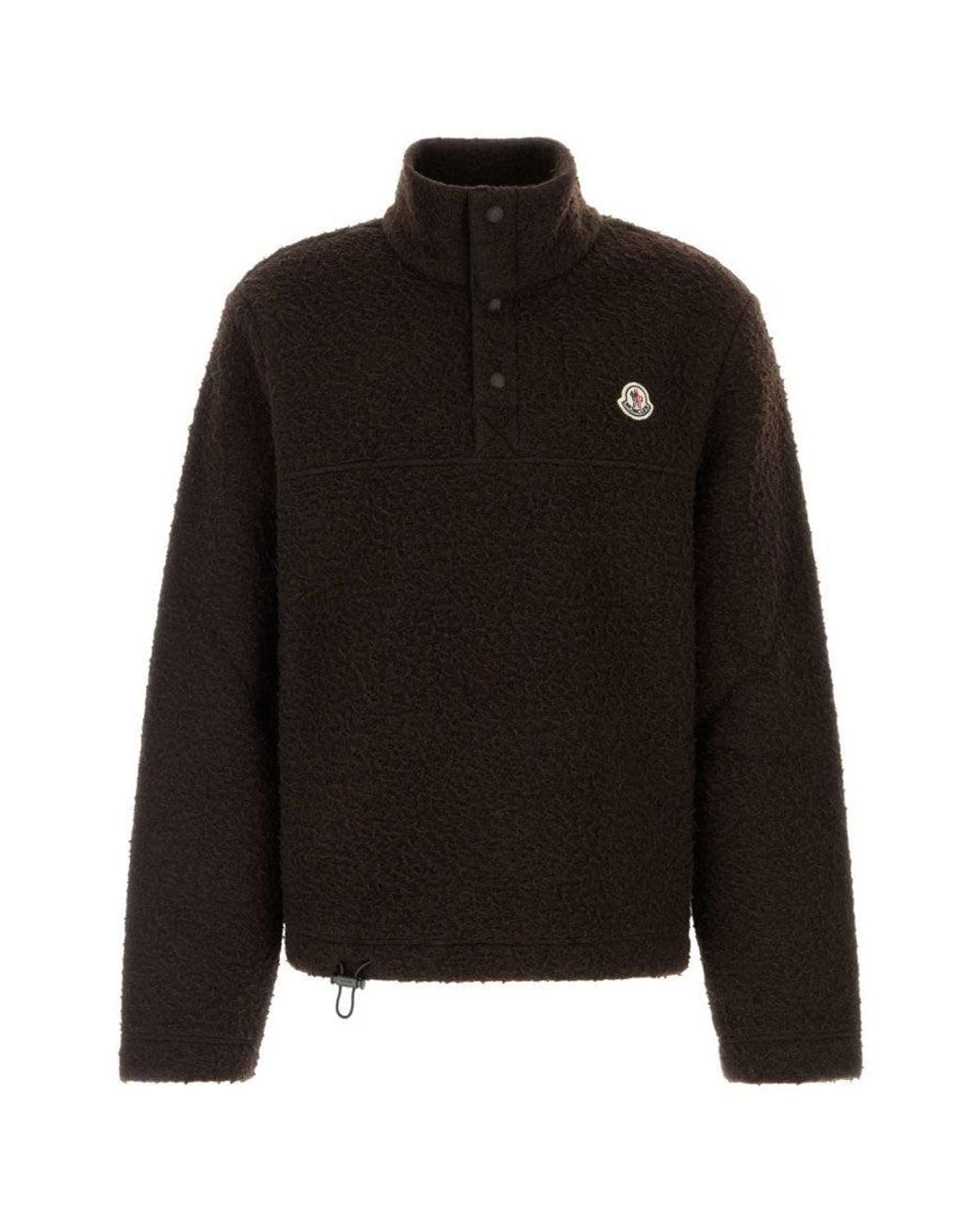 Moncler Black Dark Regular Sweatshirt for men