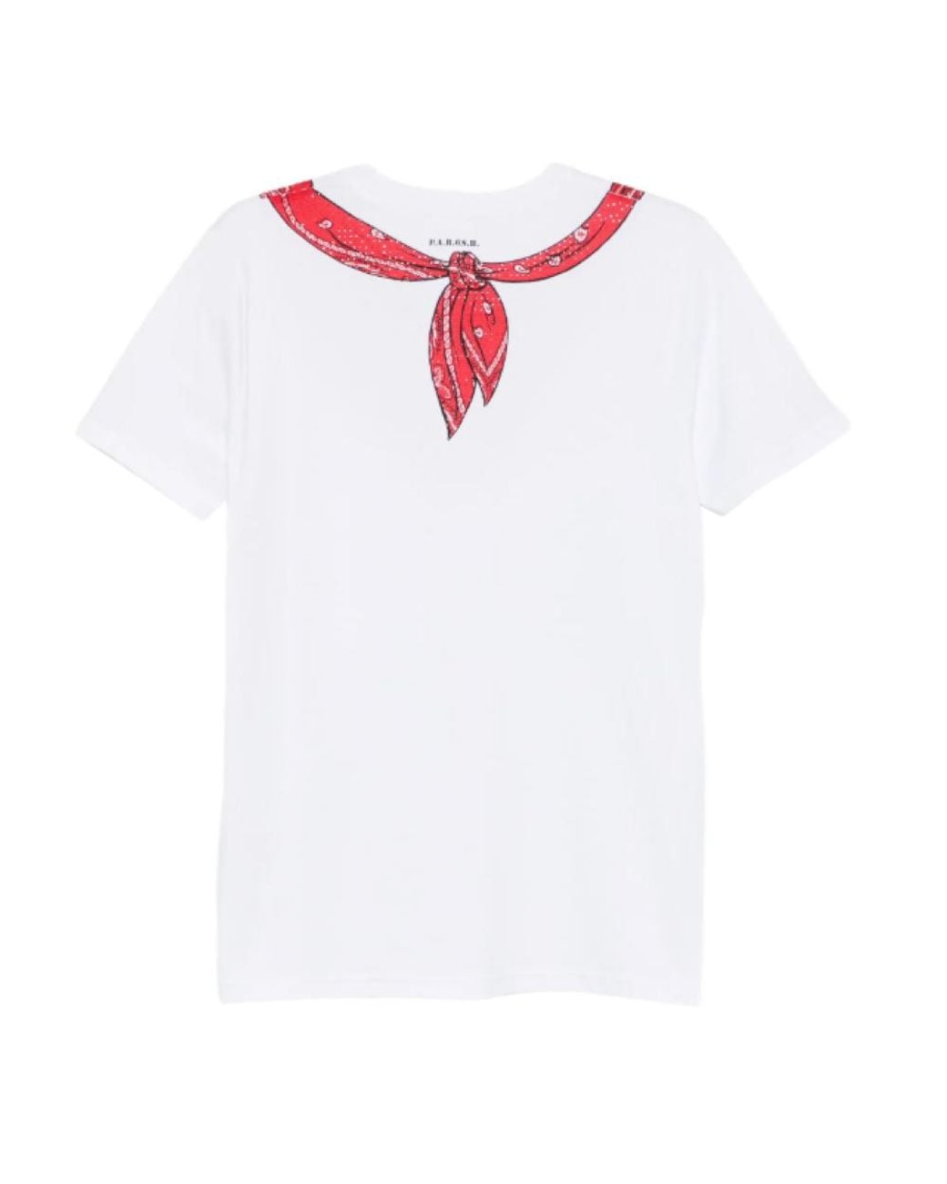 P.A.R.O.S.H. Red V-Neck Printed T-Shirt
