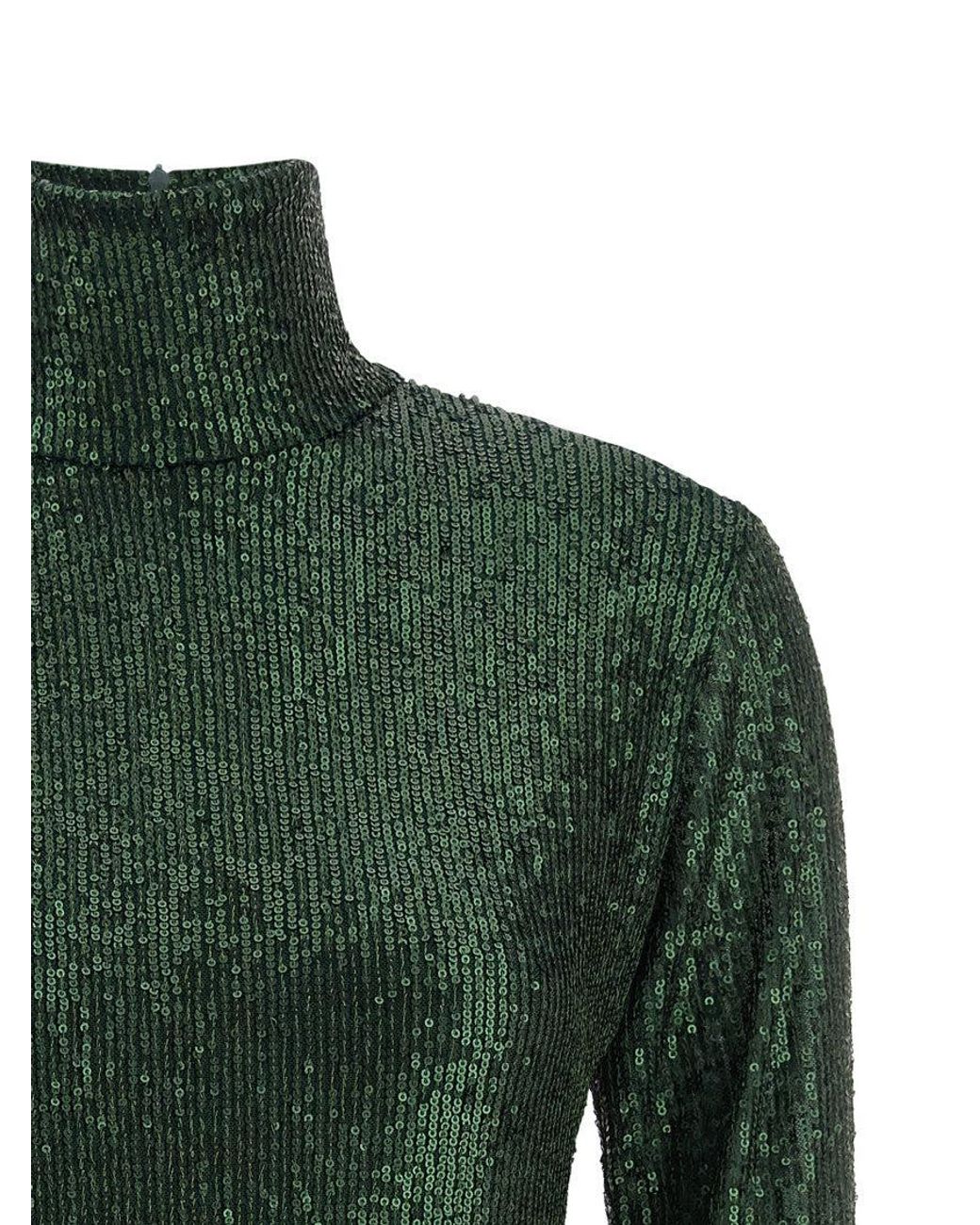 Norma Kamali Green Polyester Short Dress