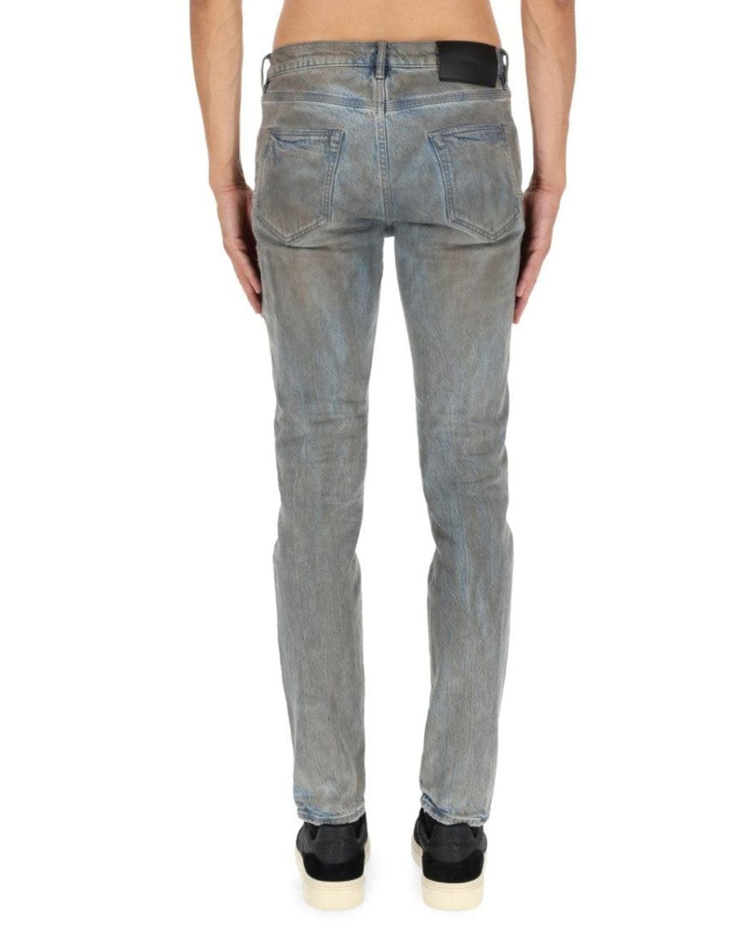 Purple Brand Blue Mid Rise Jeans for men