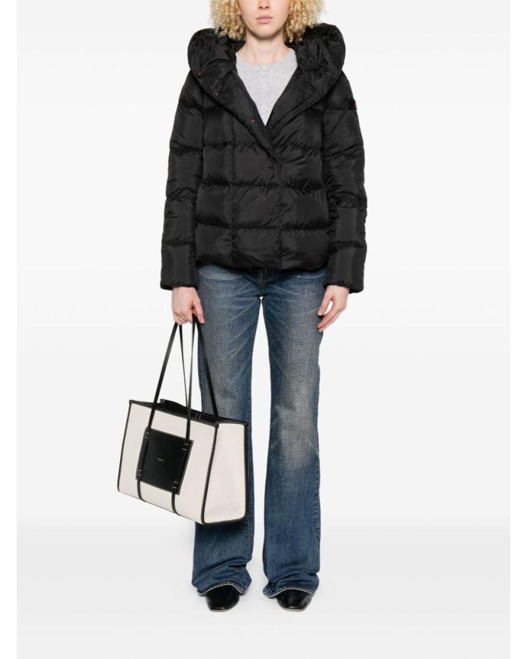 Peuterey Black Short Down Jacket 'Tucano'