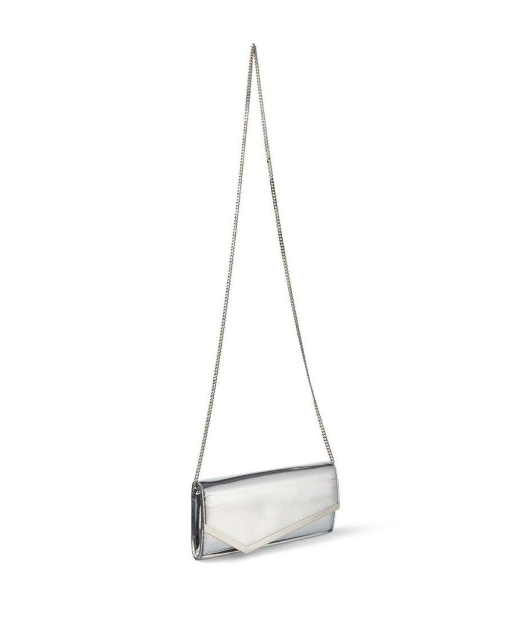 Jimmy Choo White Emmie Clutch