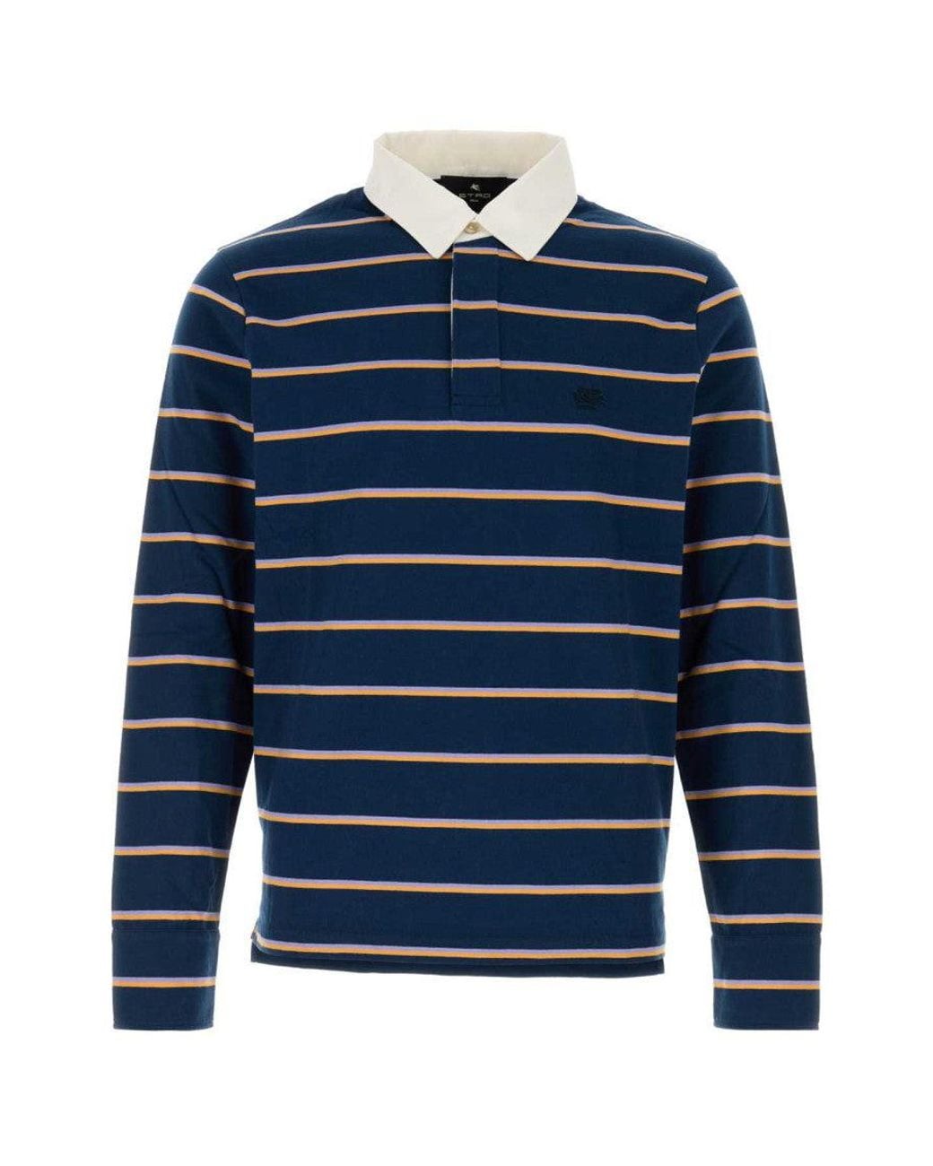 Etro Blue Stripes Polo for men