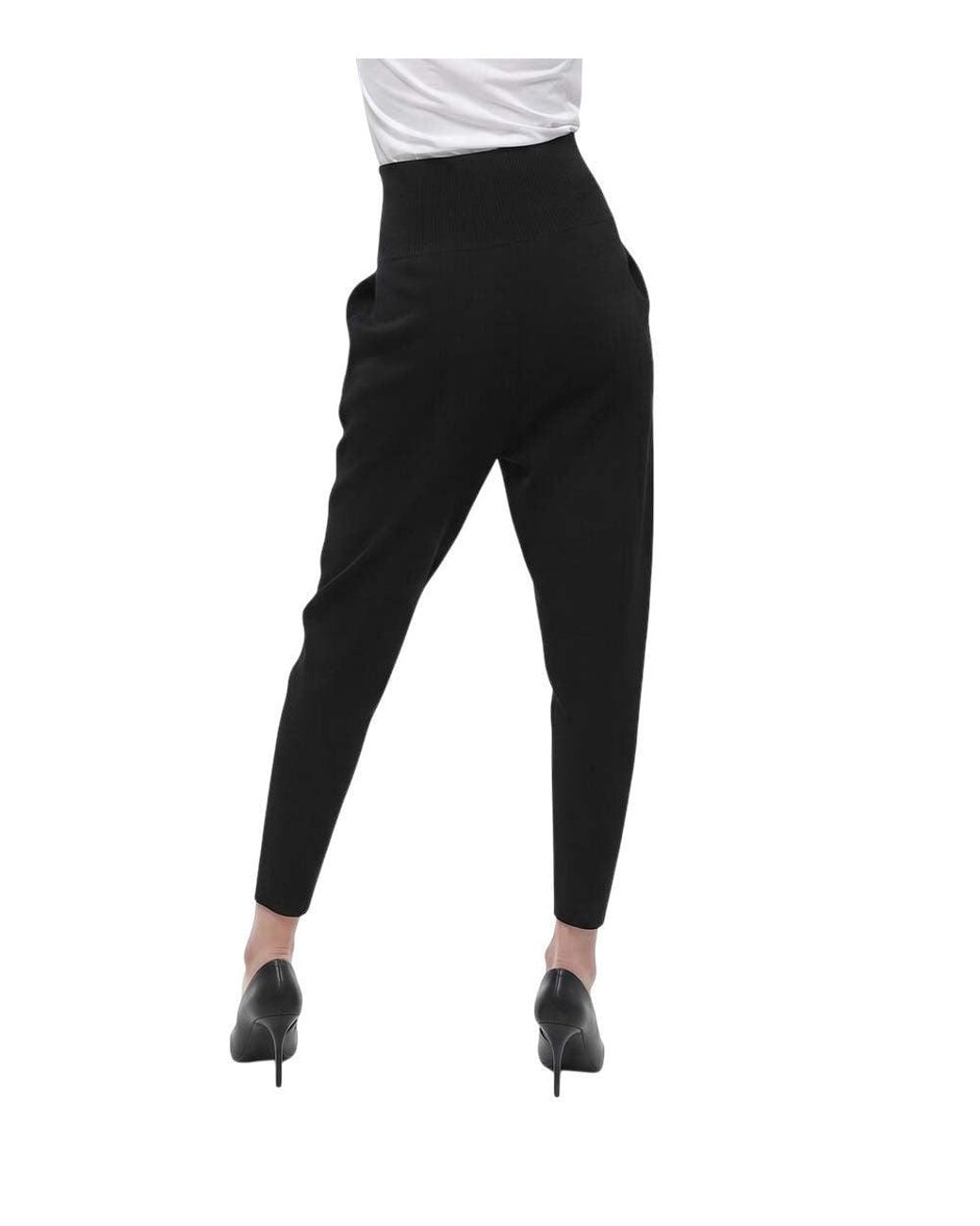 Stella McCartney Black Tapered Elasticated Pants