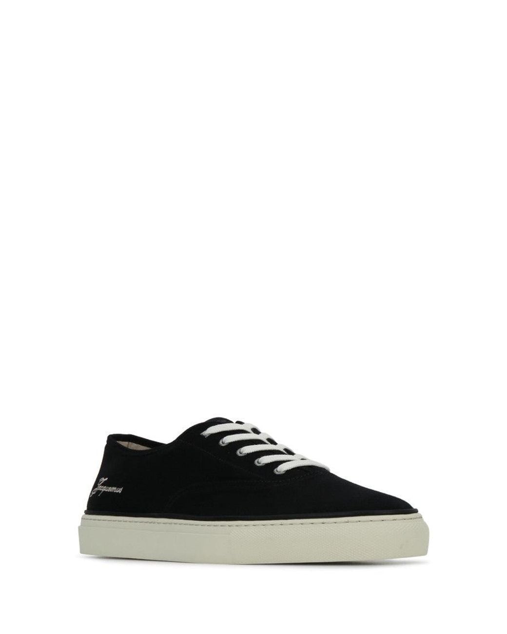 Jacquemus Black Lace-Up Sneakers for men
