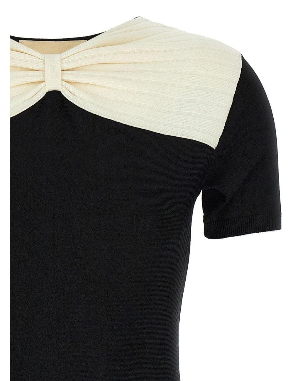 Valentino Black Bow Dress