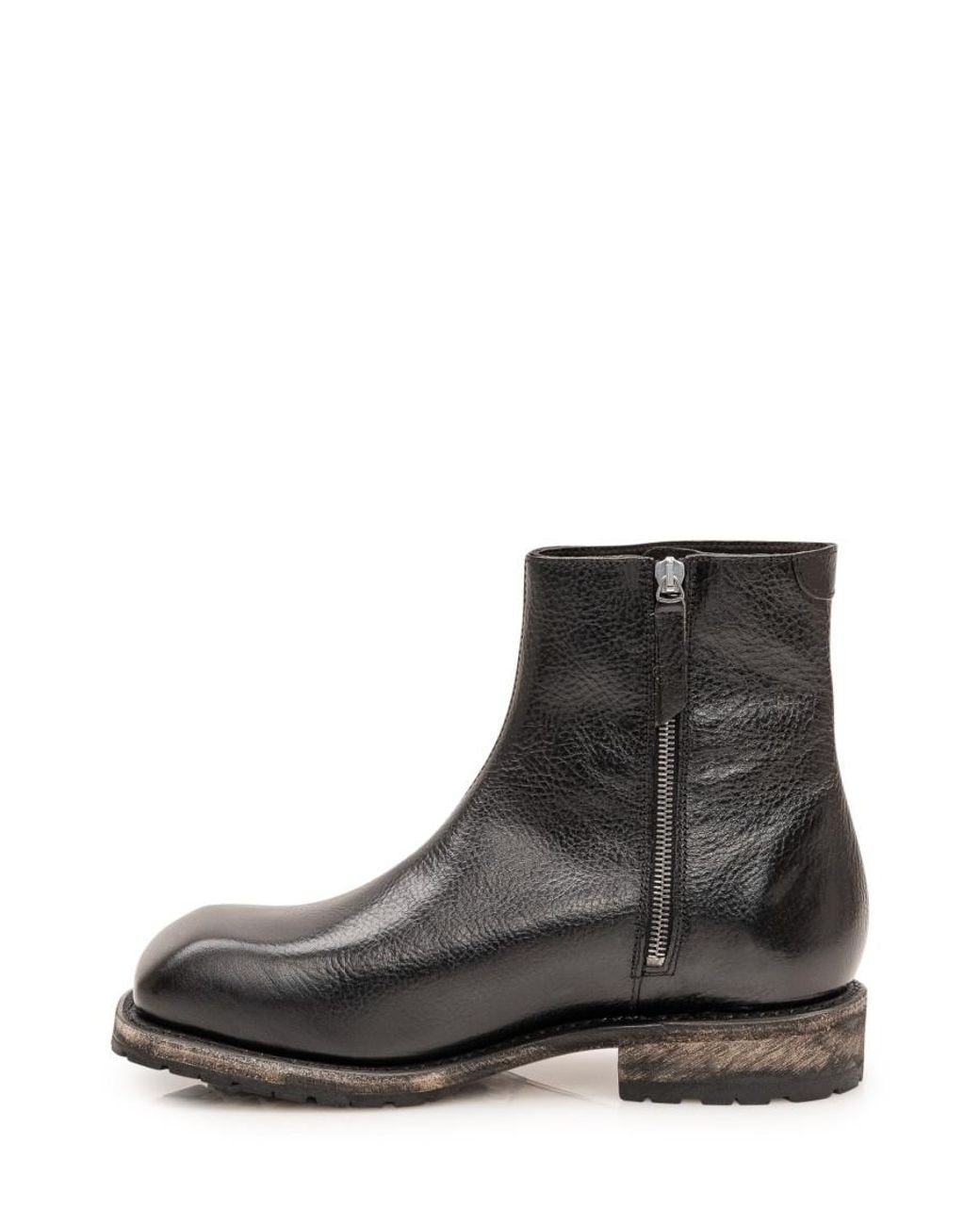 Our Legacy Black Engine Leather Boots for men