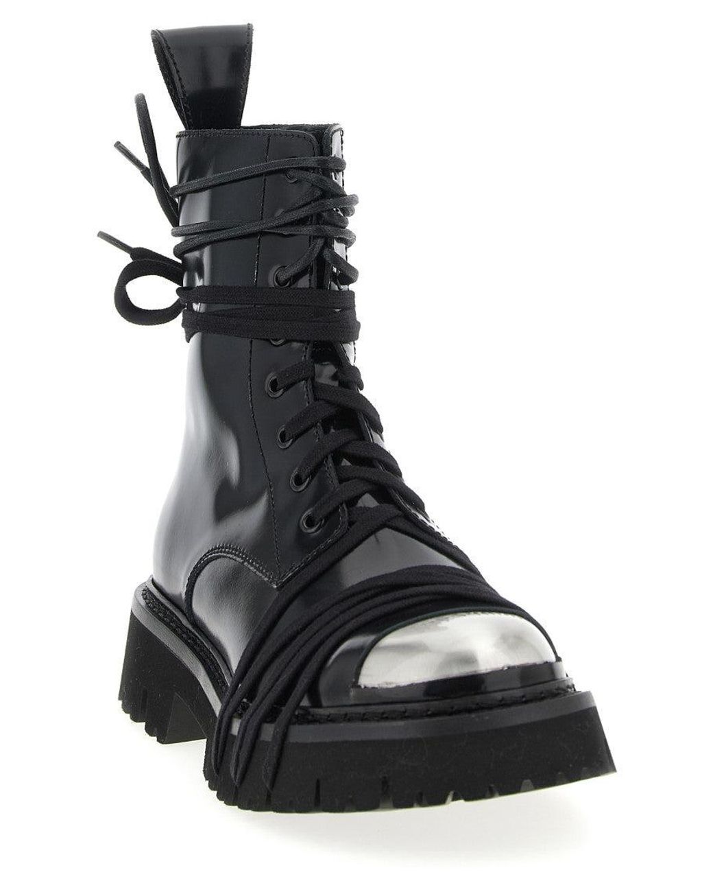 Moschino Black Ankle Boots