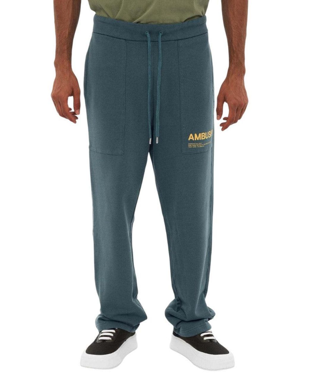 Ambush Blue Relaxed Track Pants for men