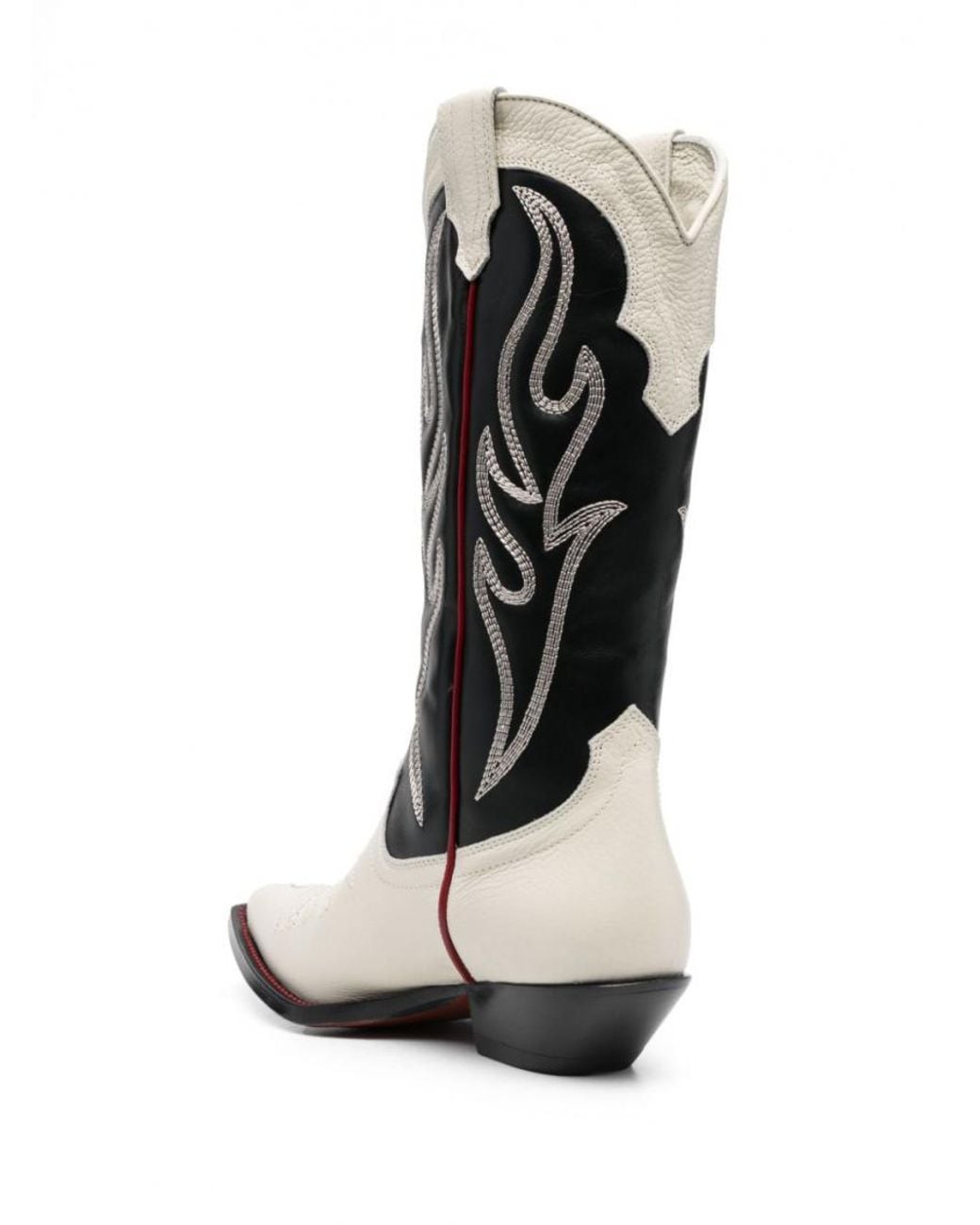 Sonora Boots Black Embroidered Suede Western Boots