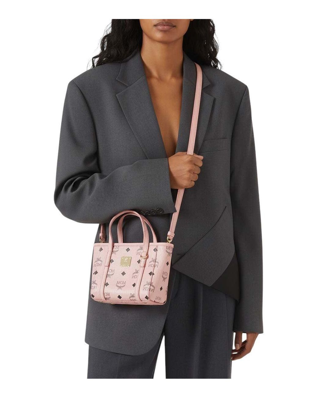 MCM Pink Toni X-Mini Tote