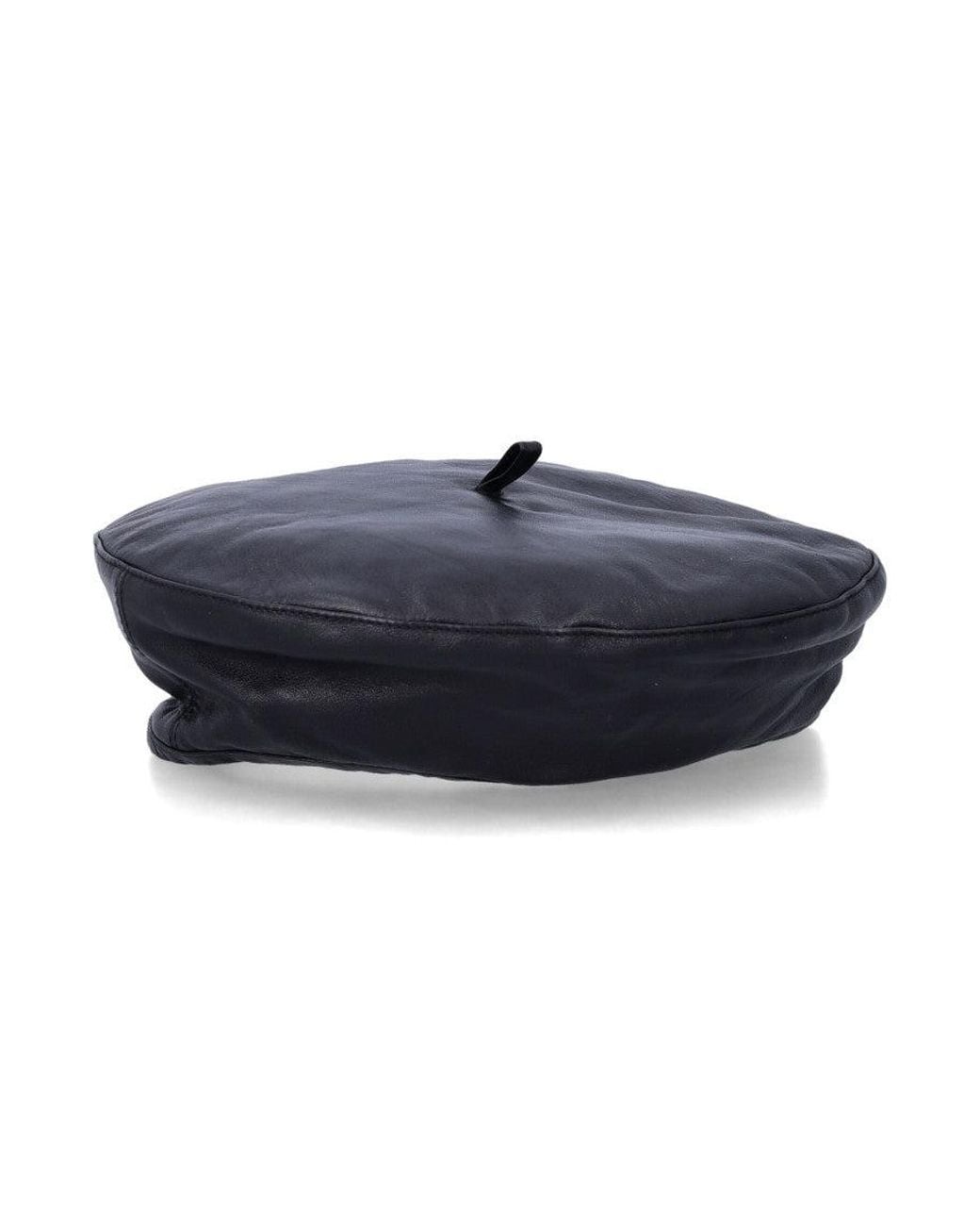 THE GARMENT Blue Solid Beret Hat