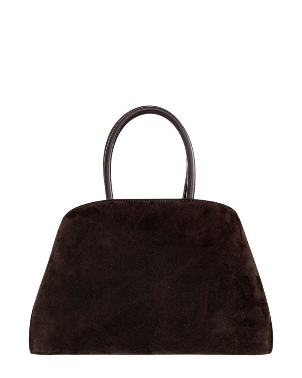Ferragamo Black Dark Hug Medium Satchel