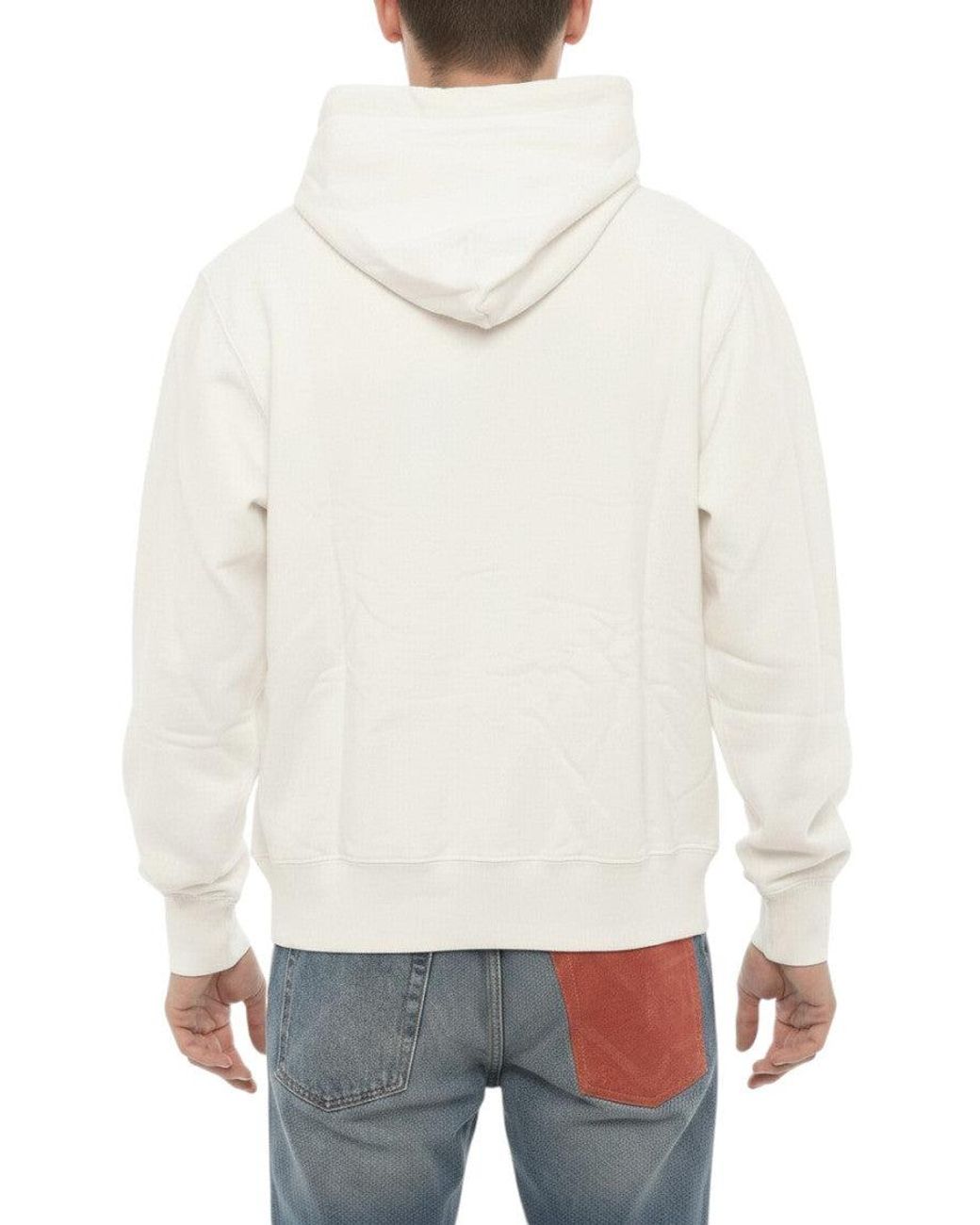 Ambush White Regular Logo Hoodie for men