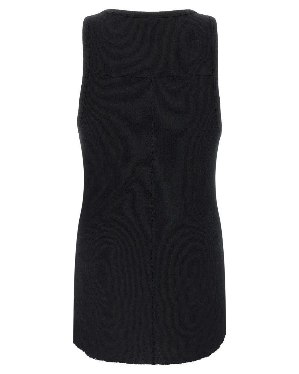 Thom Krom Black '947' Tank Top for men