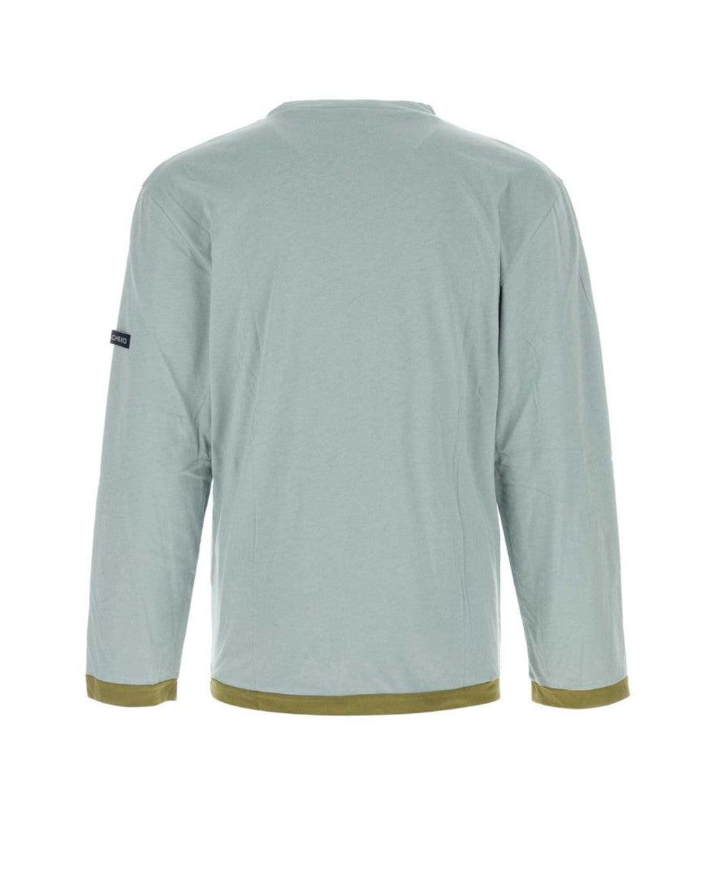 NAMACHEKO Green Powder Cotton T-Shirt for men