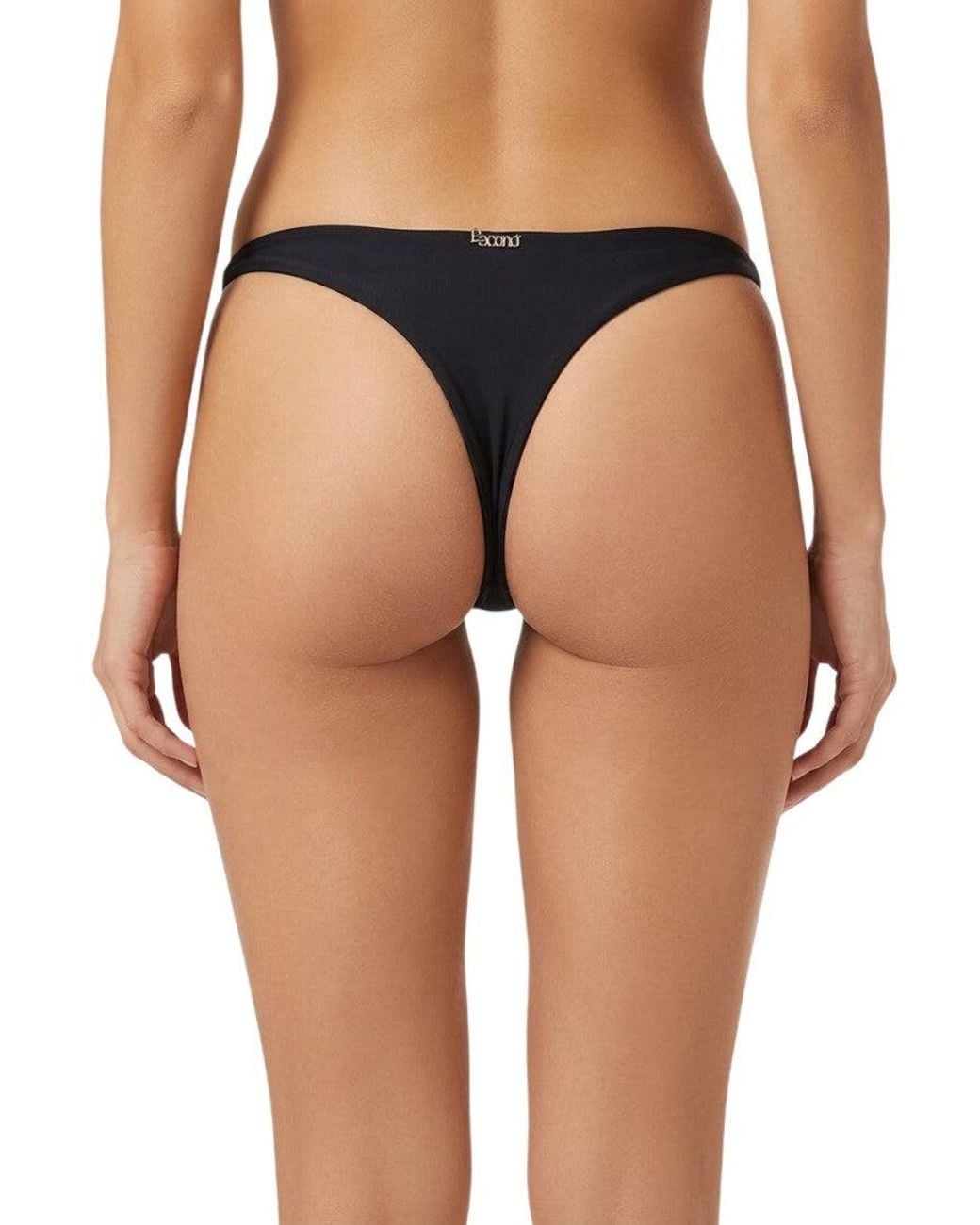 DSquared² Black Bikini Bottom Swimwear