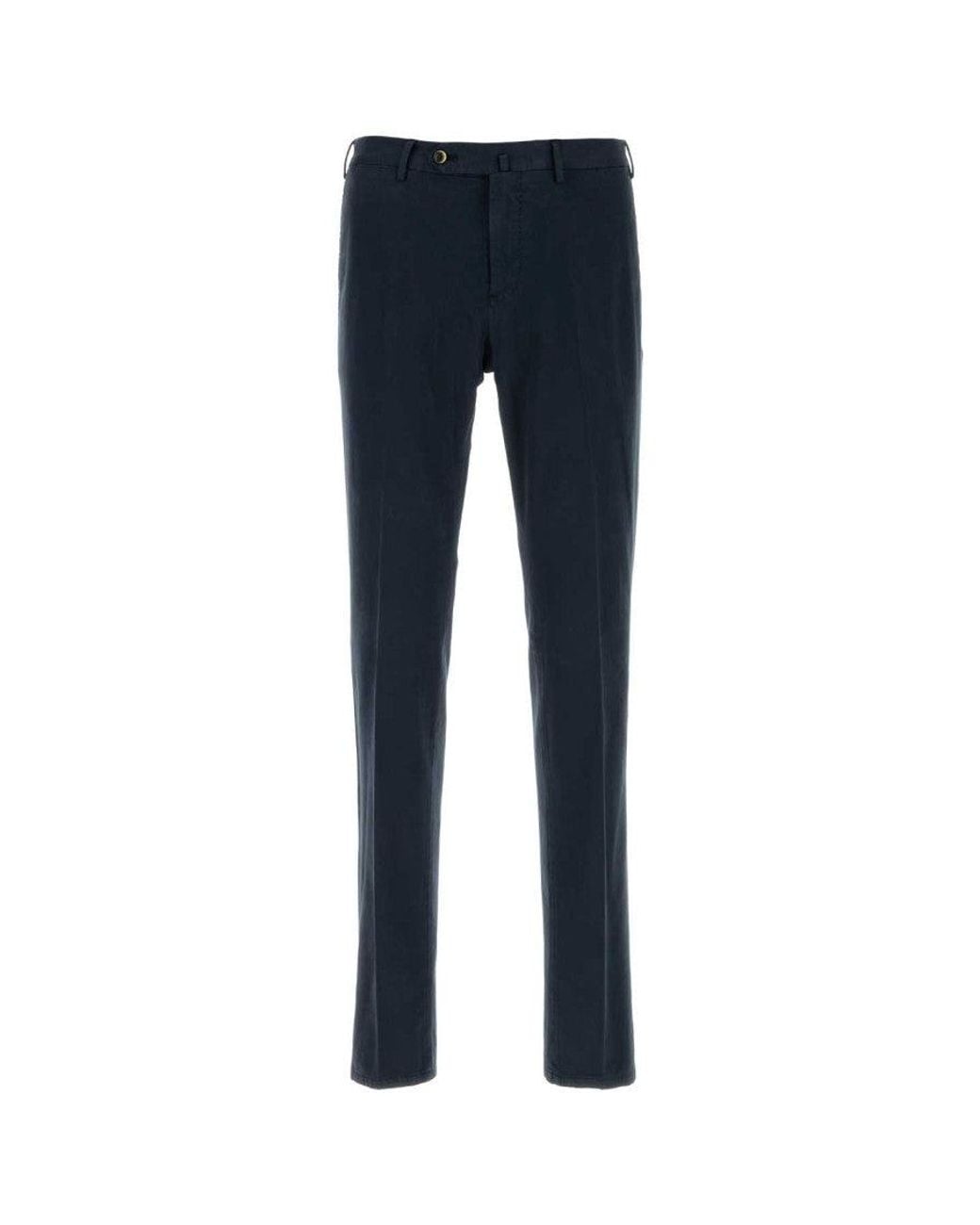 PT Torino Blue Dark Slim Trousers for men