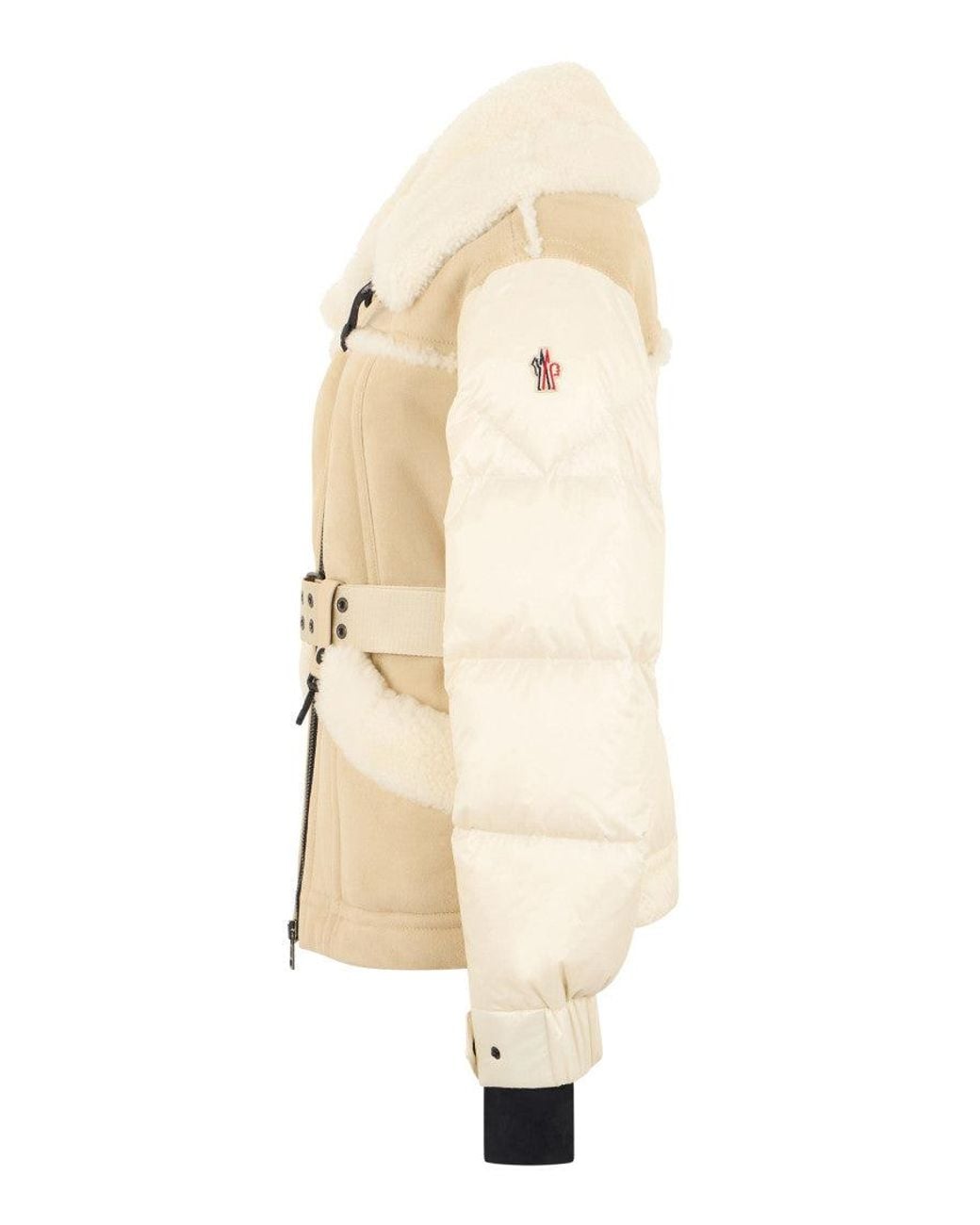 Moncler Natural Shirt Collar Jacket