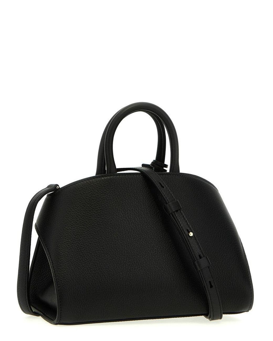 Ferragamo Black 'Hug Mini' Satchel Handbag