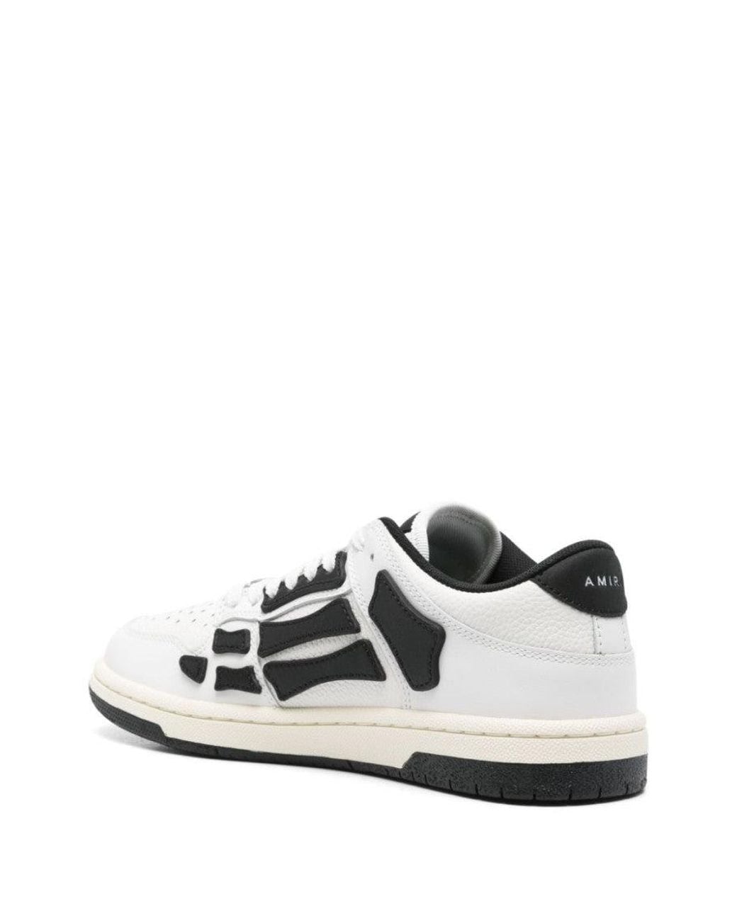 Amiri Blackwhite Leather Sneakers
