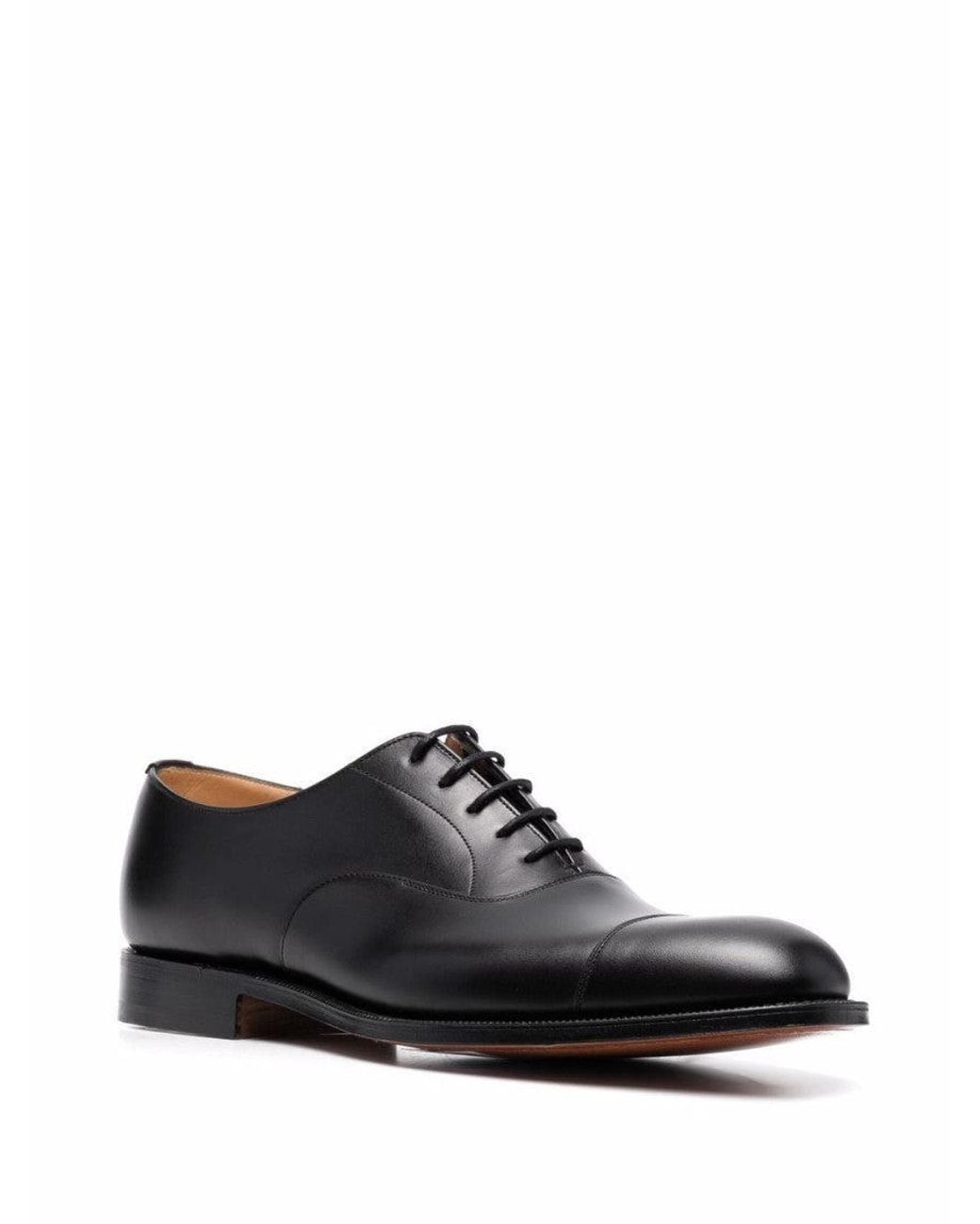 Church's Black Leather Lace Up Shoes for men