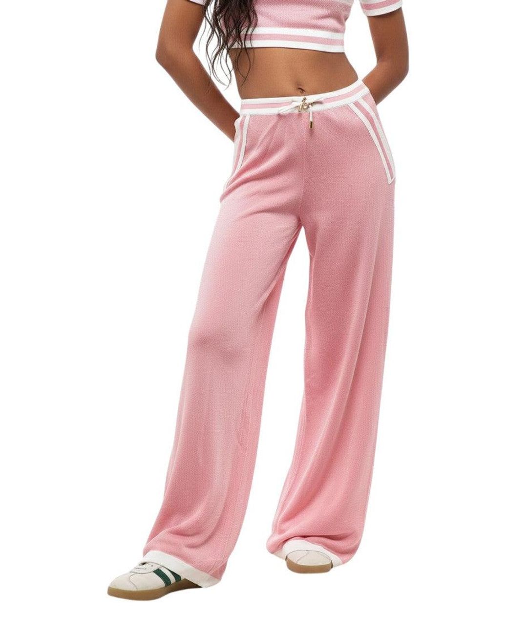 Balmain Pink Drawstring Trouser