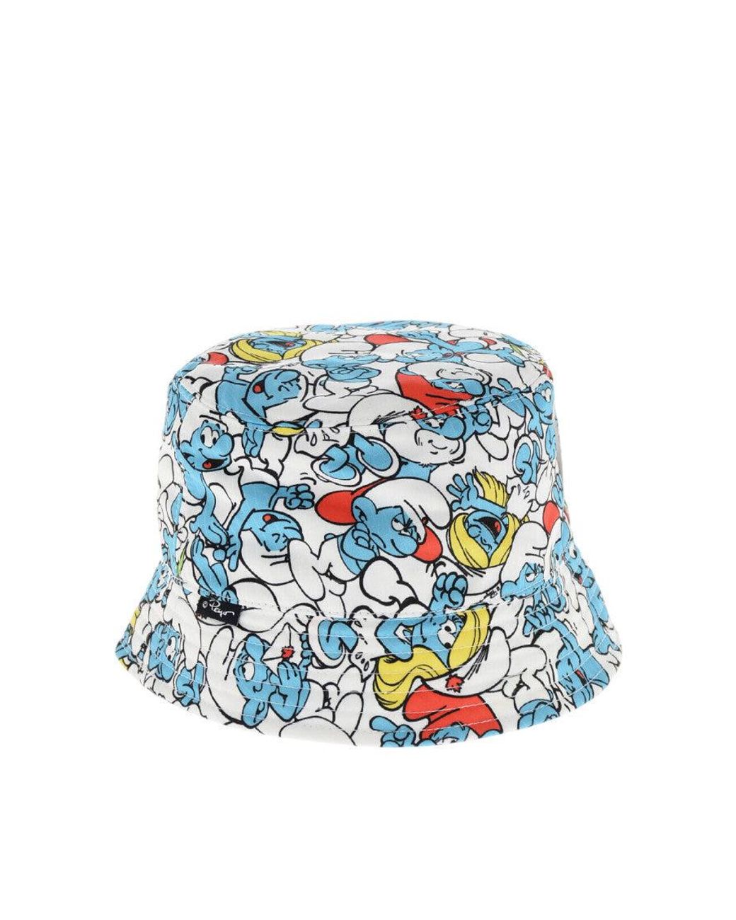 DSquared² White Printed Bucket Hat