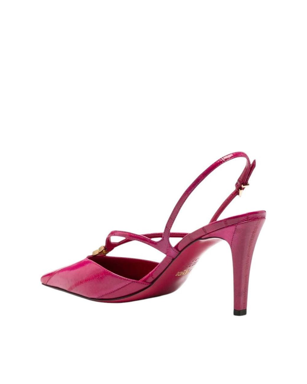 Fendi Pink Pointed-Toe Pumps