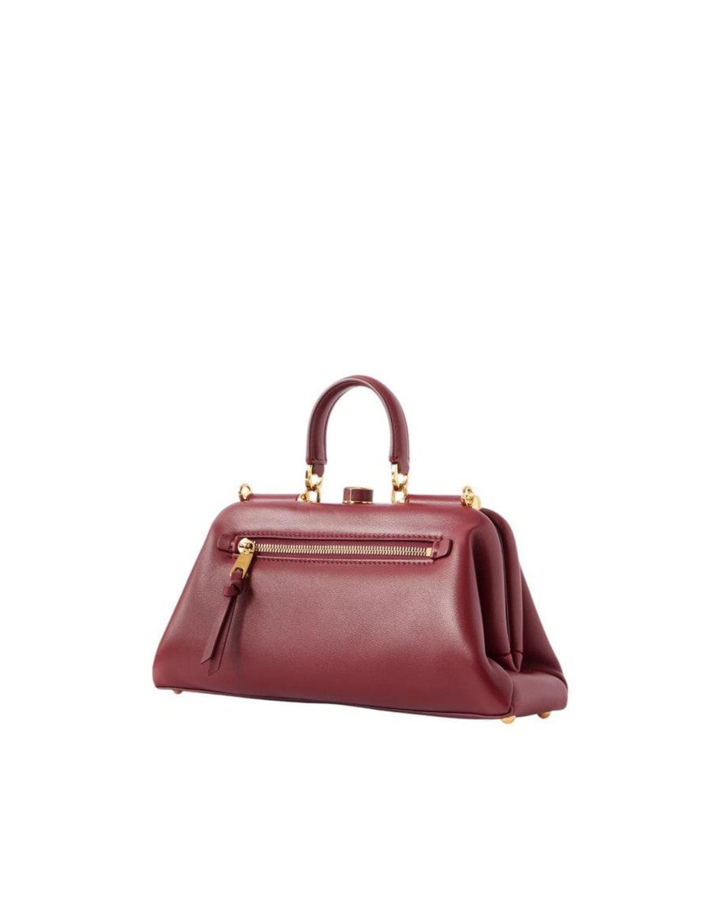 Dolce & Gabbana Red Grandma Medium Satchel