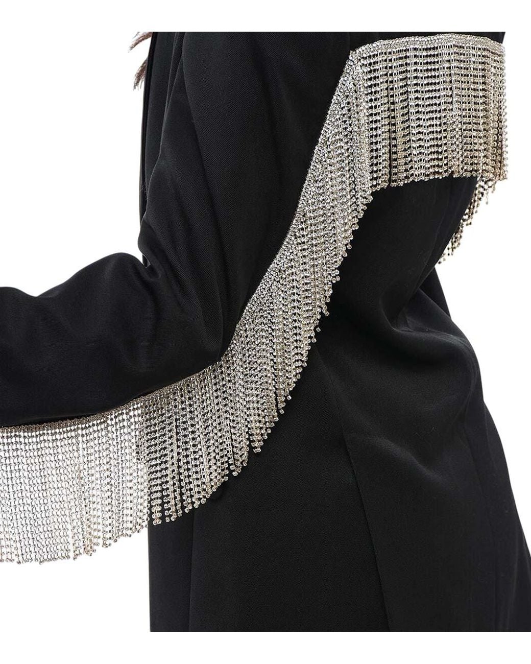 DSquared² Black Solid Shawl Lapel Blazer