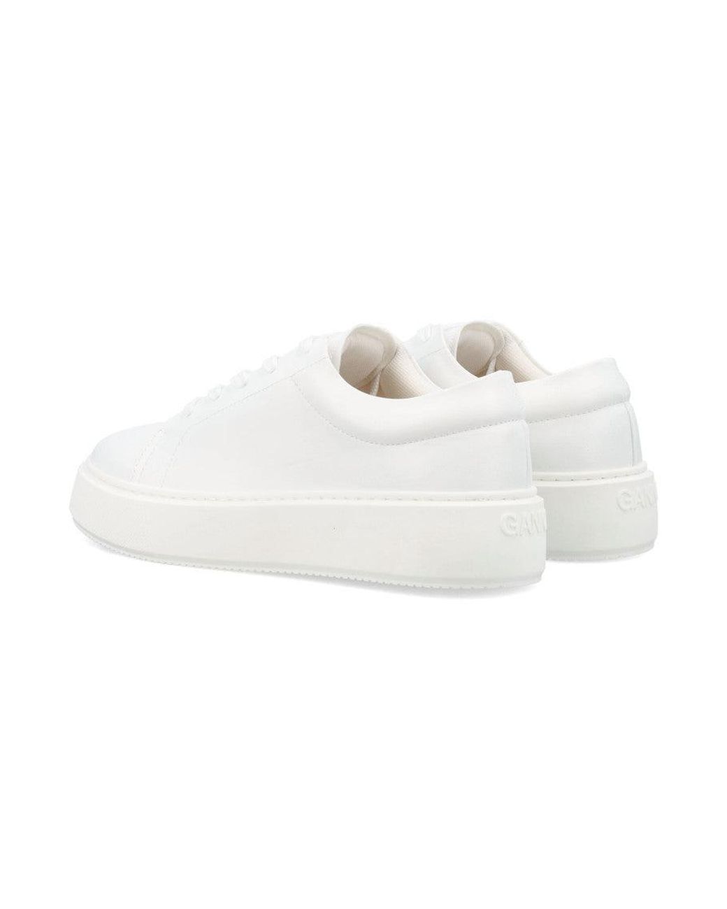 Ganni White Low Top Sneakers