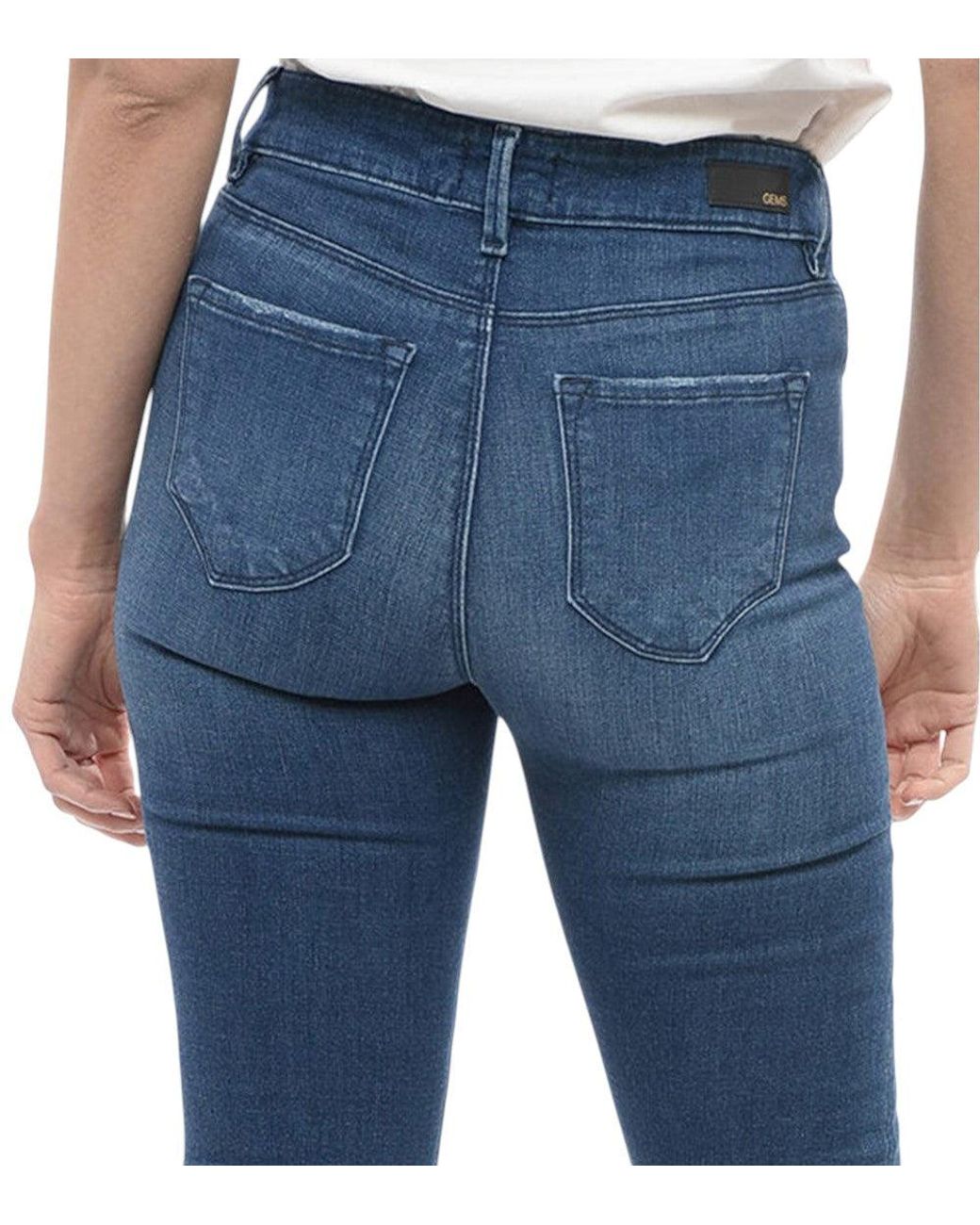 GEMS Blue High Rise Jeans