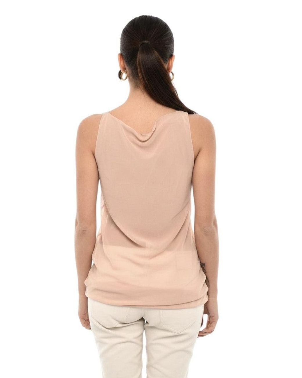 DSquared² Pink Scoop Neck Top