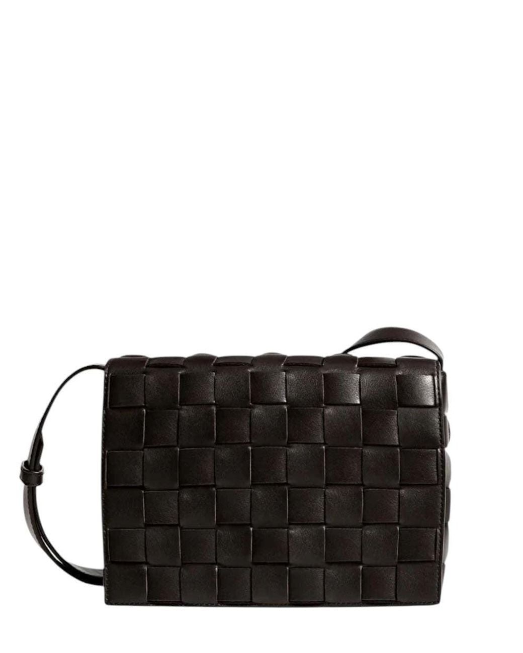 Bottega Veneta Black Orto Small Messenger Bag for men