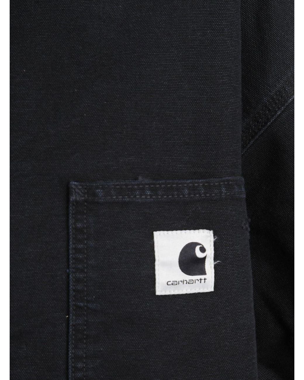 Carhartt Black Shirt Collar Logo Jacket