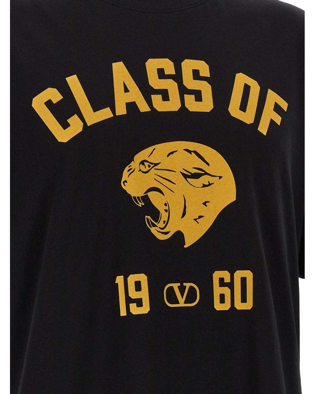 Valentino Black Crew Neck T-Shirts for men