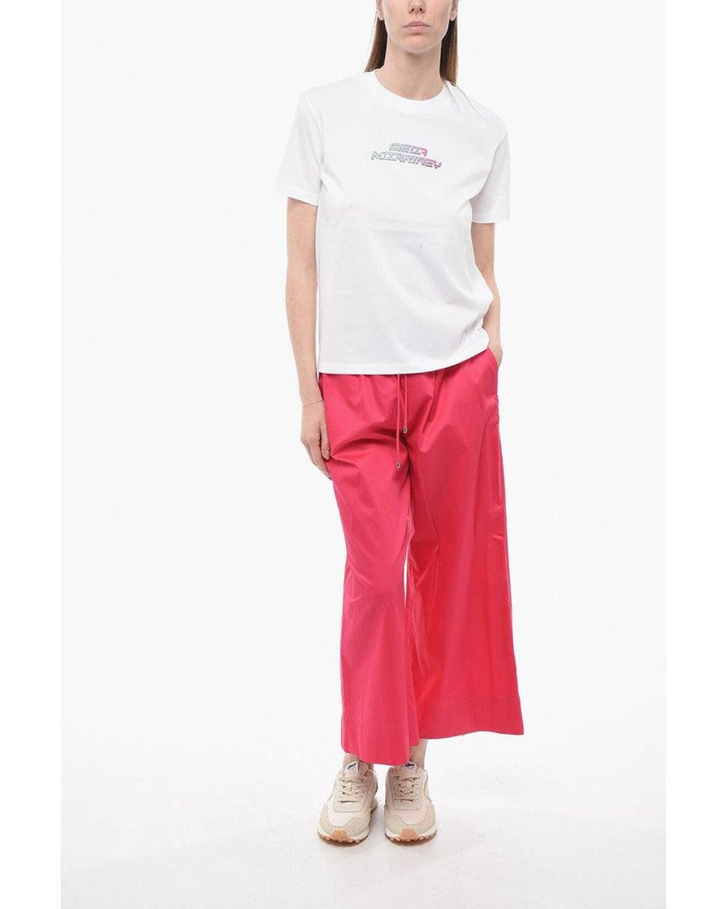 Stella McCartney White Crewneck T-Shirt