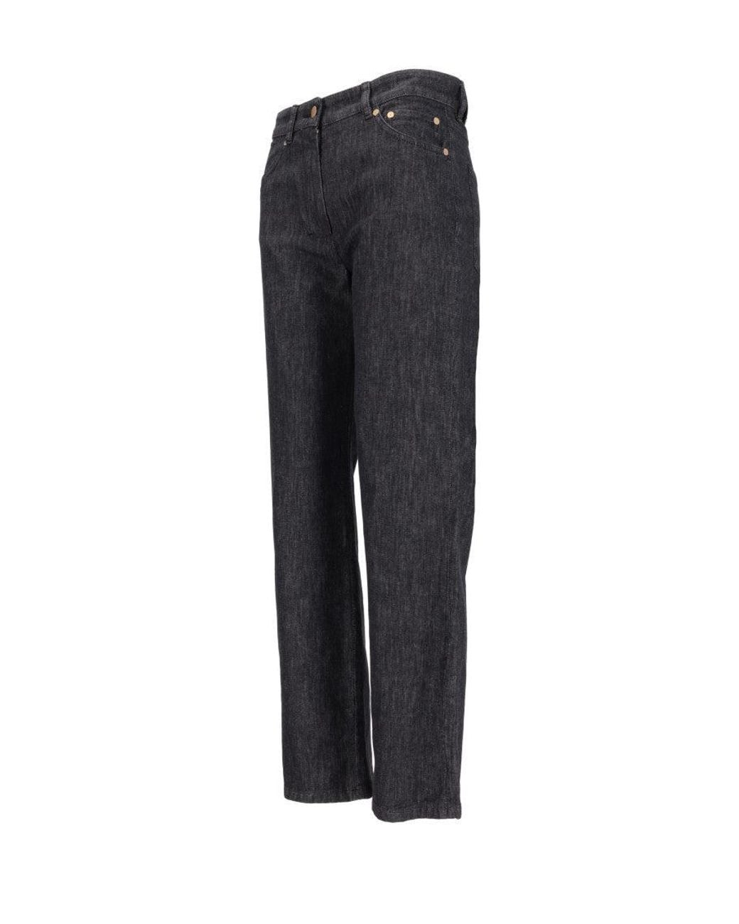 Max Mara Blue Straight Flat Front Pants