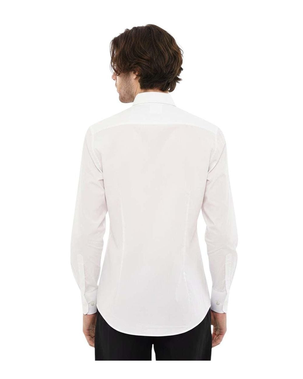 DSquared² White Slim Tuxedo Shirt for men