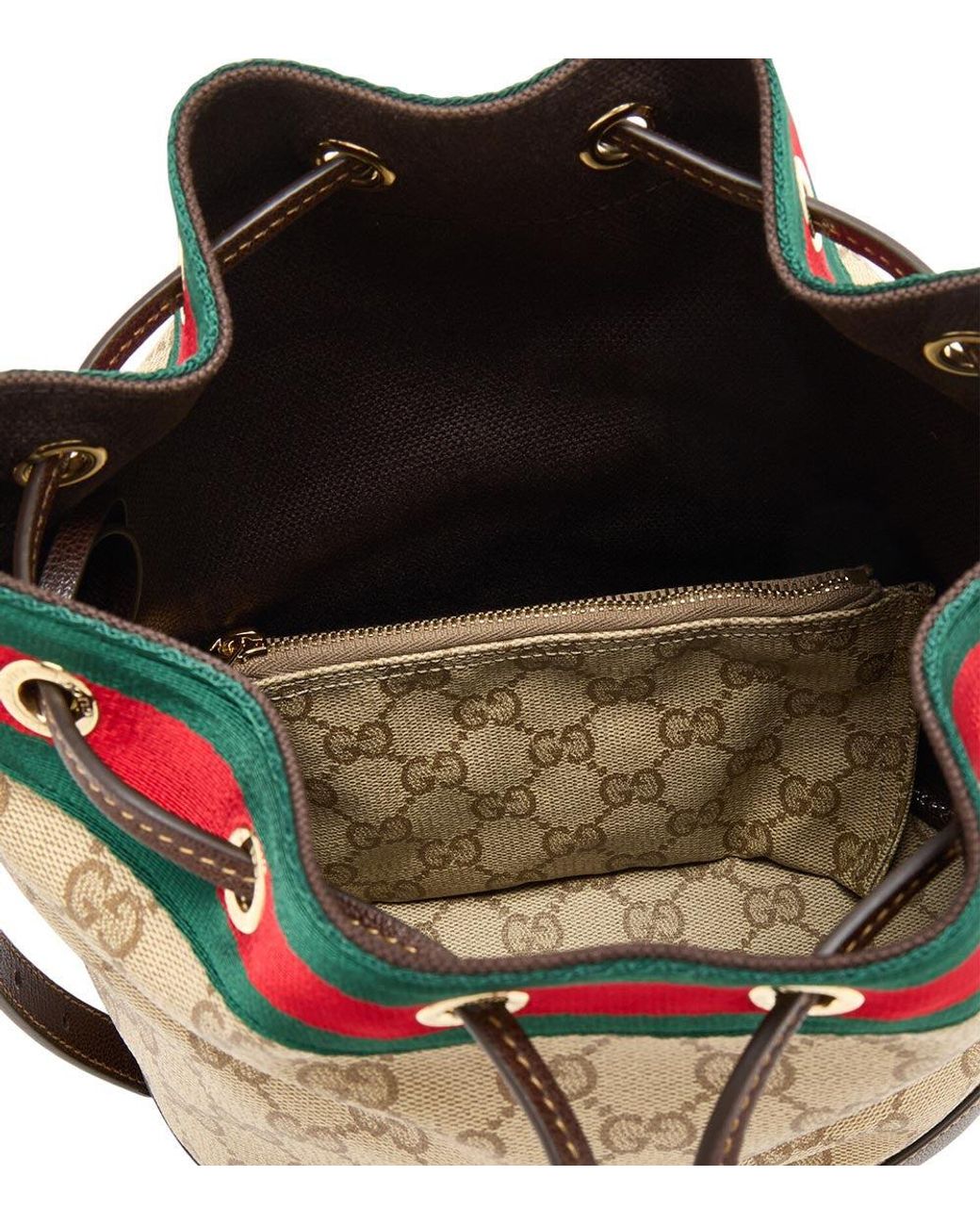 Gucci Natural Venice Small Bucket Bag