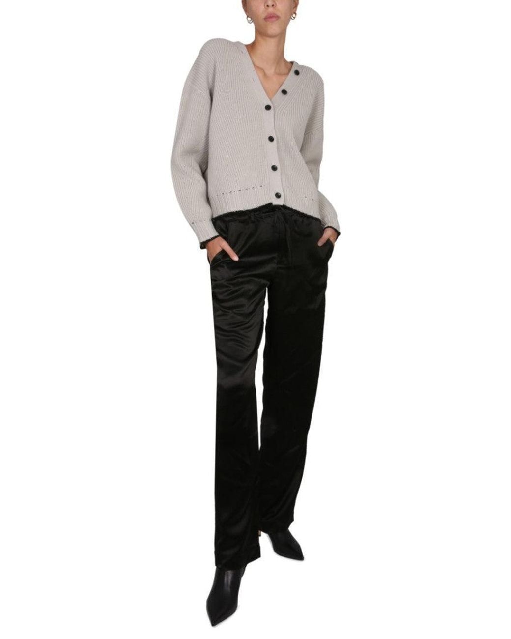 Proenza Schouler Black Relaxed Pant