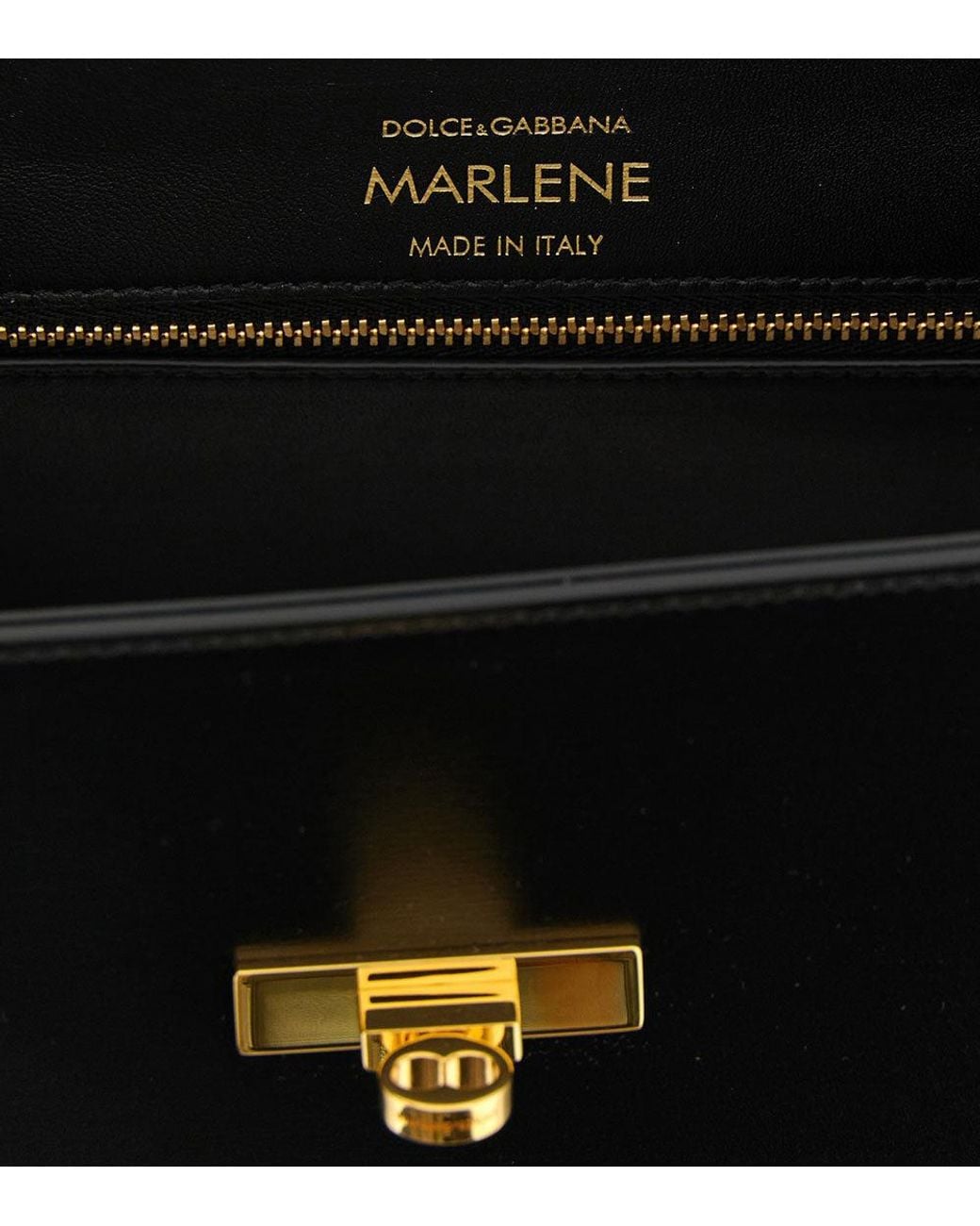 Dolce & Gabbana Black Marlene Small Satchel