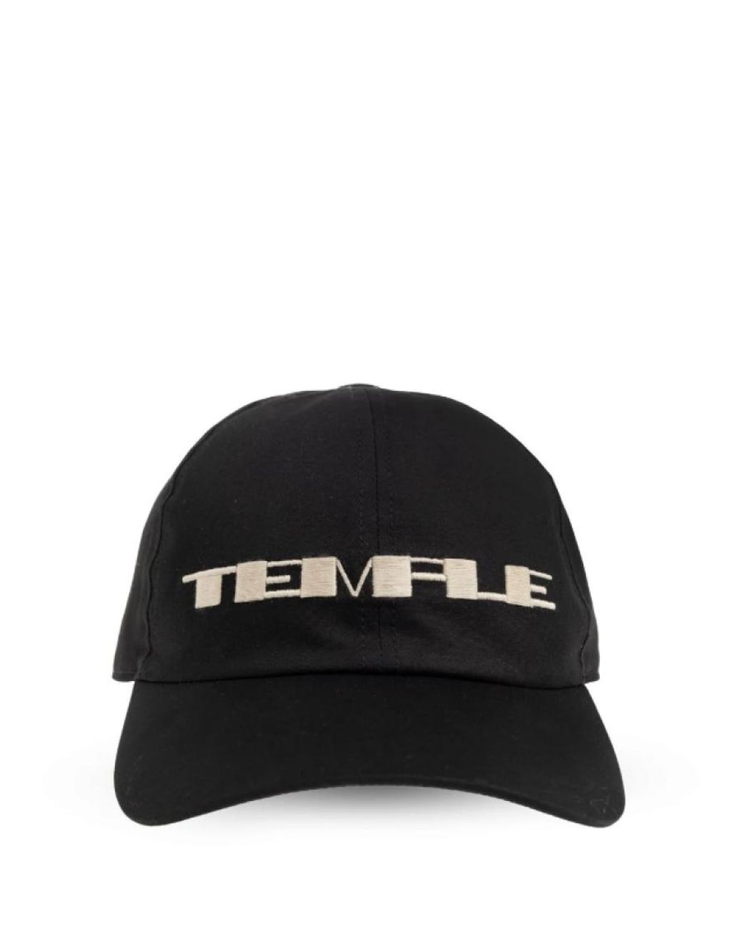 Rick Owens Black Logo Baseball Hat