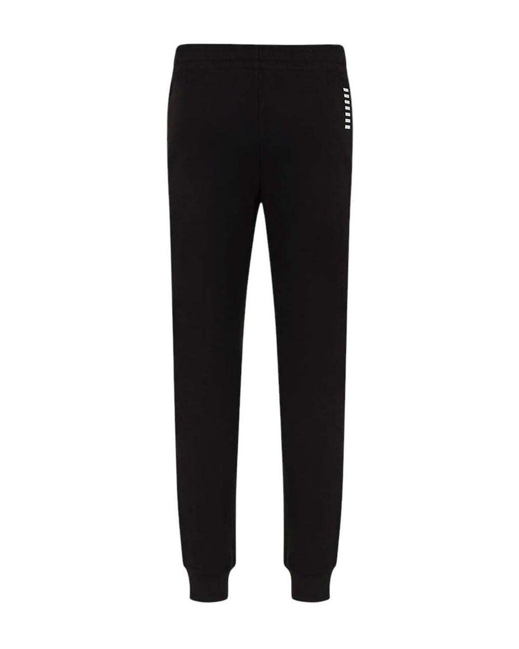 EA7 Black Regular Sweatpants for men