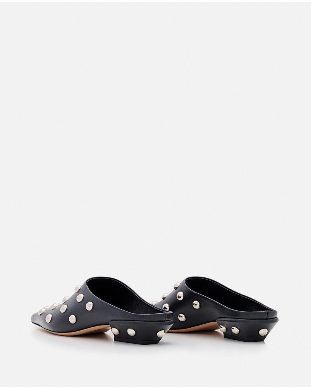 Paris Texas White Slip On Mules