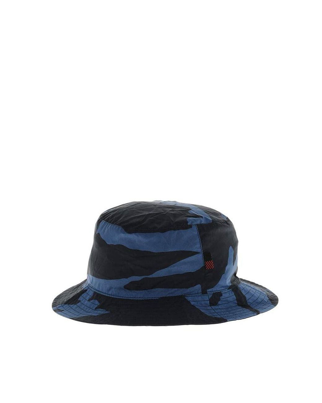 Woolrich Blue Camouflage Bucket Hat for men